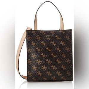 GUESS Brown and Tan Women's Bag